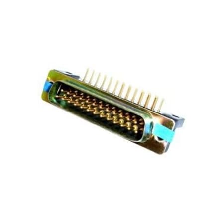 DSUB 37M PCB STR N G50 ZINC